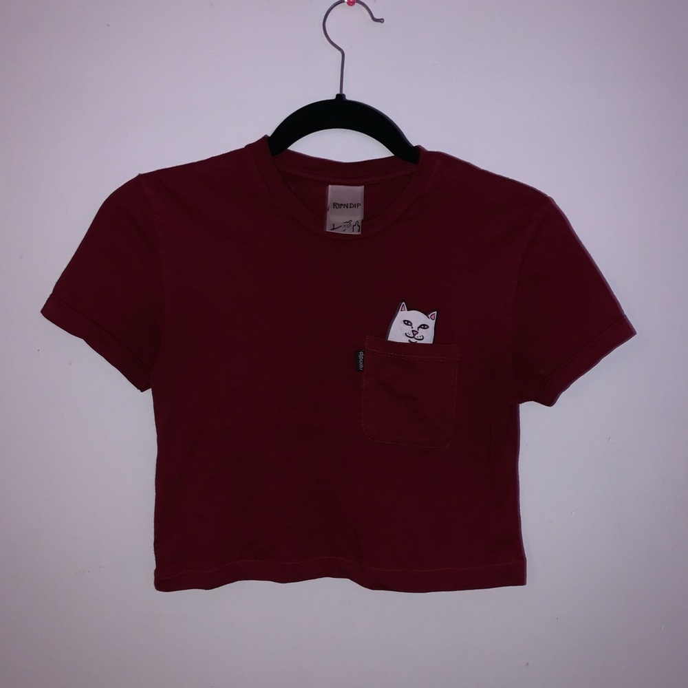 rip n dip (hand sewed) crop top